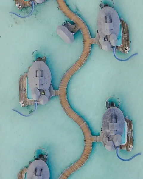 Overwater villas, Maldives